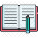 Book and pencil  Icon