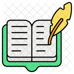 Book and Quill  Icon