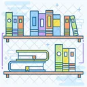 Book Cabinet Book Rack Bookshelf Icon