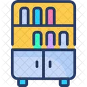 Book Cabinet Book Rack Book Shelves Icon