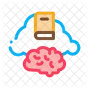 Book Cloud Library Icon