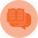 Book Conversation Lifelong Learning Icon Book Club Icon