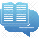 Book Conversation Lifelong Learning Icon Book Club Icon