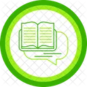 Book Conversation Lifelong Learning Icon Book Club Icon