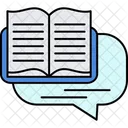 Book Conversation Lifelong Learning Icon Book Club Icon