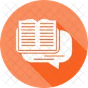 Book Conversation Lifelong Learning Icon Book Club Icon