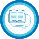 Book Conversation Lifelong Learning Icon Book Club Icon