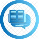 Book Conversation Lifelong Learning Icon Book Club Icon