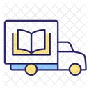 Book delivery truck  Icon