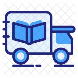 Book Delivery Truck  Icon