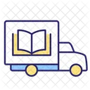Book delivery truck  아이콘
