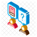 Book Discussion Dialogue Icon