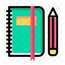 Book Folder Pen Icon