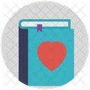 Book Heart Reading Icon