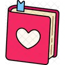 Book Heart  Icon