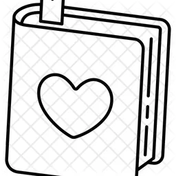 Book Heart  Icon