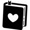 Book Heart  Icon