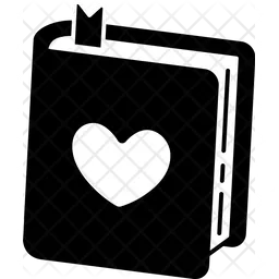 Book Heart  Icon