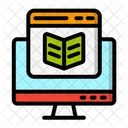 Book Digital Book Digital Learning Icon