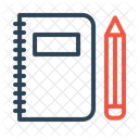 Book Folder Pen Icon