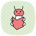 Book Insect Lice Icon