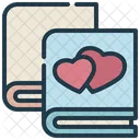 Book Love Heart Icon