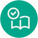 Book Open Accept Icon