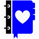 Heart Love Book Icon