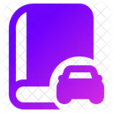 Book Car Driving License Icon