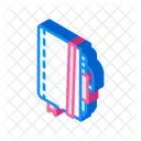 Notebook Pen Isometric Icon