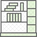Book Bookcase Bookshelf Icon