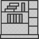 Book Bookcase Bookshelf Icon