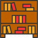 Book Bookcase Bookshelf Icon