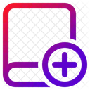 Book Add Digital Book Icon