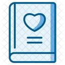 Book Love Heart Icon