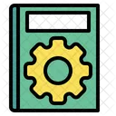 Book Gear Manual Icon