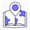 Book Map Location Gps Icon