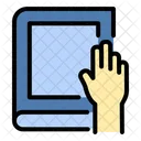Book Oath Court Hand Icon