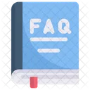 Online Shopping Book Of Faq Question Icon