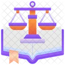 Book Of Justice Crime Book Fairness Icon