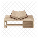 Book on desk  Icon