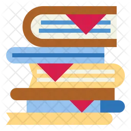 Book Pile  Icon