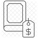책 가격  아이콘