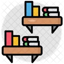Book Rack Book Shelves Interior Icon