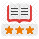 Book Rating Book Feedback Knowledge Icon