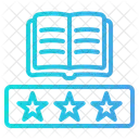 Book Rating Book Feedback Knowledge Icon
