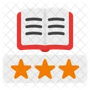 Book Rating Book Feedback Knowledge Icon