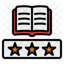 Book Rating Book Feedback Knowledge Icon