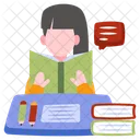 Book Reading Education Learning Icon