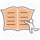 Reading Paper Book Novel Icon